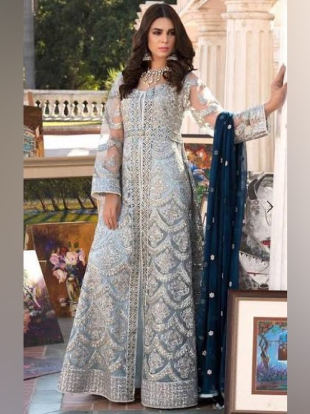 Pakistani designer Suit